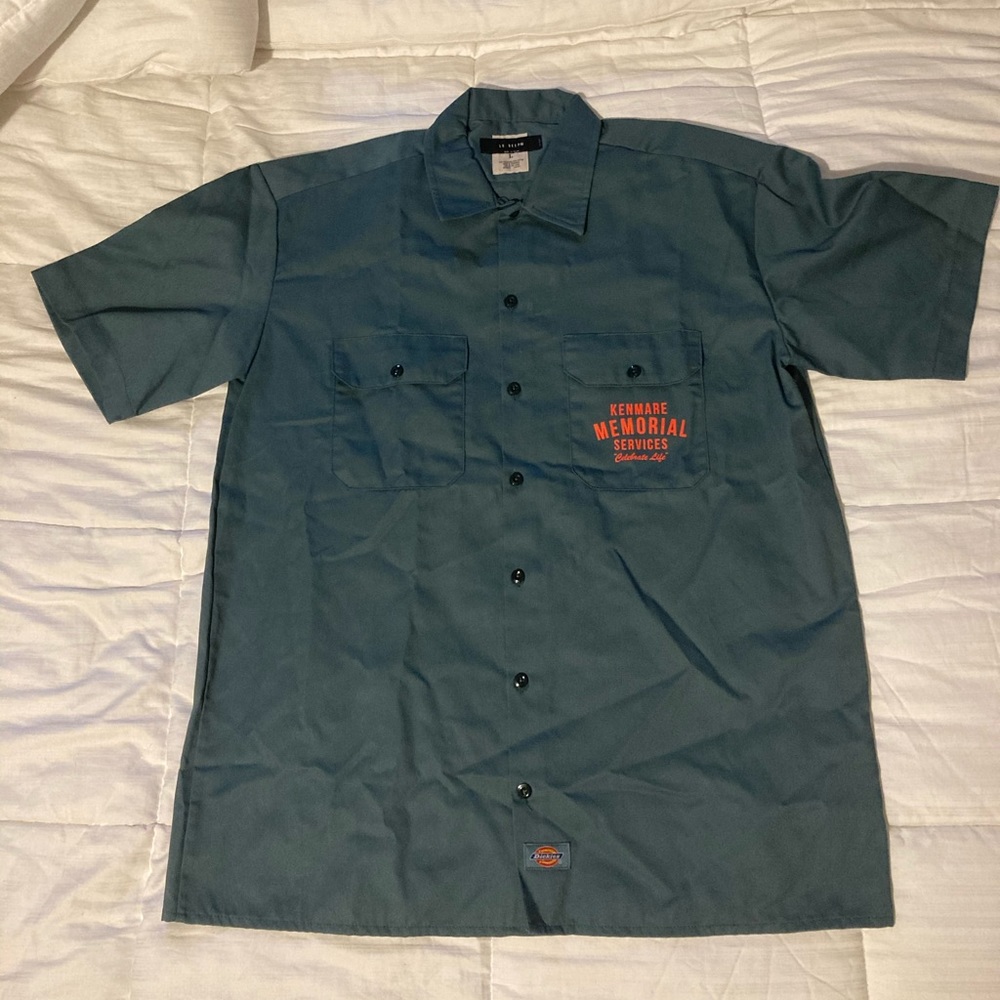 10 Deep Dickies Work Shirt